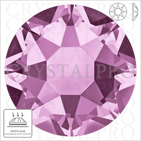 スワロフスキーホットフィックス　#2078 ライトアメジスト