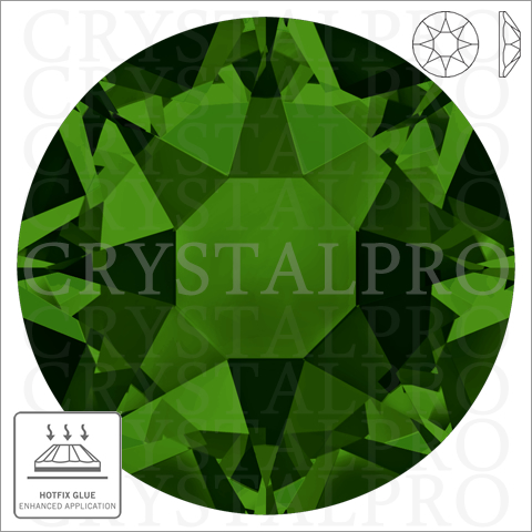 スワロフスキーホットフィックス　#2078 ダークモスグリーン