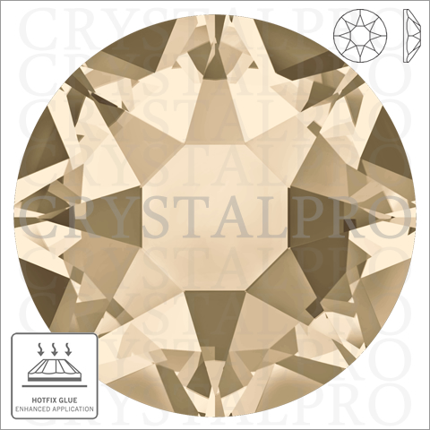 スワロフスキーホットフィックス　#2078 ファーングリーン