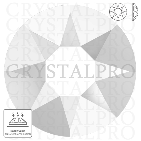 スワロフスキーホットフィックス　#2078 チョークホワイト