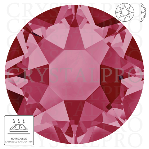 スワロフスキーホットフィックス　#2078 インディアンピンク