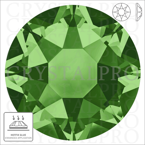 スワロフスキーホットフィックス　#2078 ファーングリーン