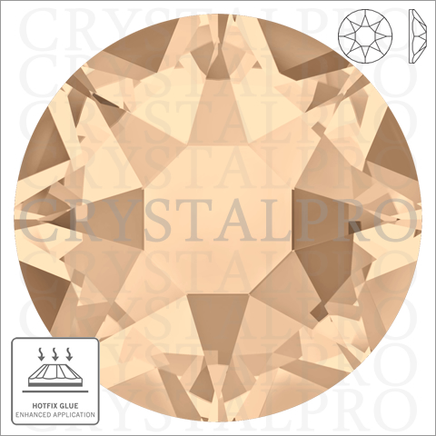 スワロフスキーホットフィックス　#2078 シルク