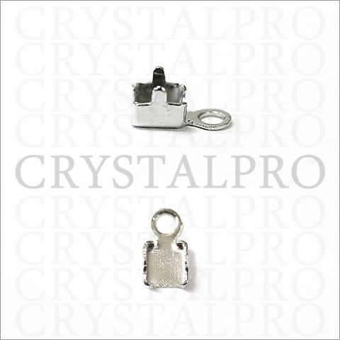 連爪　エンド金具　シルバー