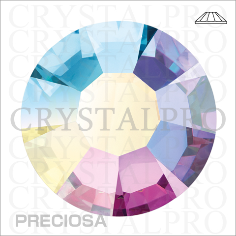 プレシオサ　フラットバック/ホットフィックス　クリスタルAB