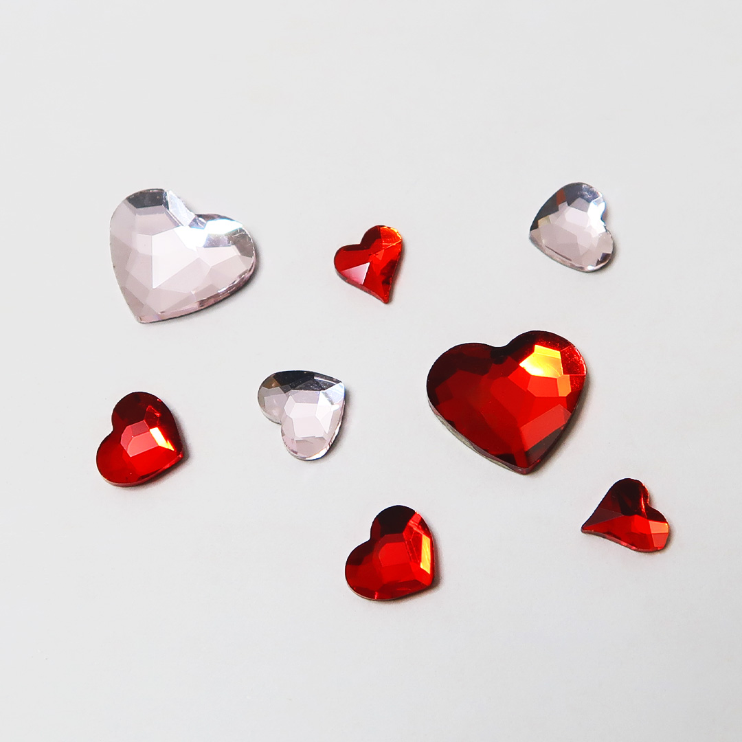 AURORA フラットバック　ハートアソート