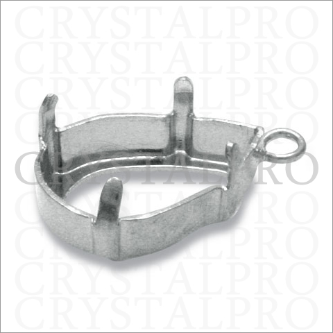 石座 ＃4320用1カン付　ロジウムカラー