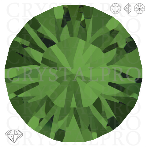 スワロフスキー　#1028 ファーングリーン