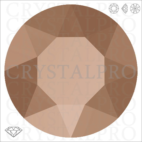 スワロフスキー　#1088　クリスタルローズゴールド