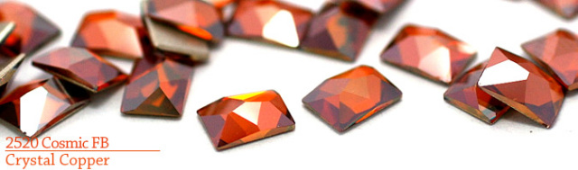 SWAROVSKI #2520 スワロフスキー　＃2520　コスミック　クリスタルコッパー
