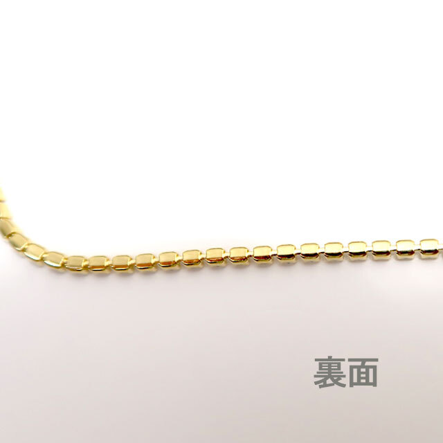 スワロフスキー連爪チェーン（ゴールド） PP11（1.7-1.8mm) クリスタル
