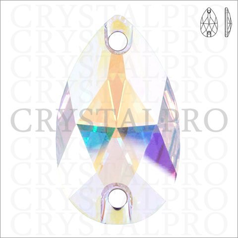スワロフスキーソーオンストーン #3230　クリスタルAB