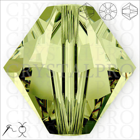 スワロフスキー #5328 ライトオリビン