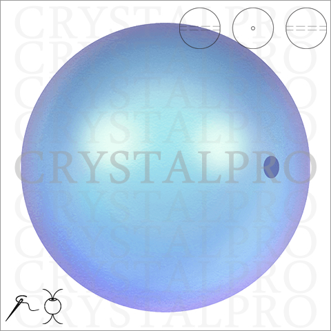 スワロフスキー #5810 イラデサントライトブルー