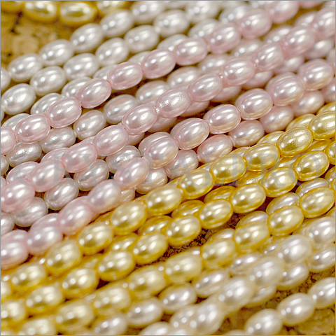 スワロフスキー・クリスタル・ライス・パール #5824 クリスタル