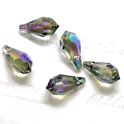 スワロフスキー #6000 クリスタルパラダイスシャイン 11x5.5mm 4ヶ