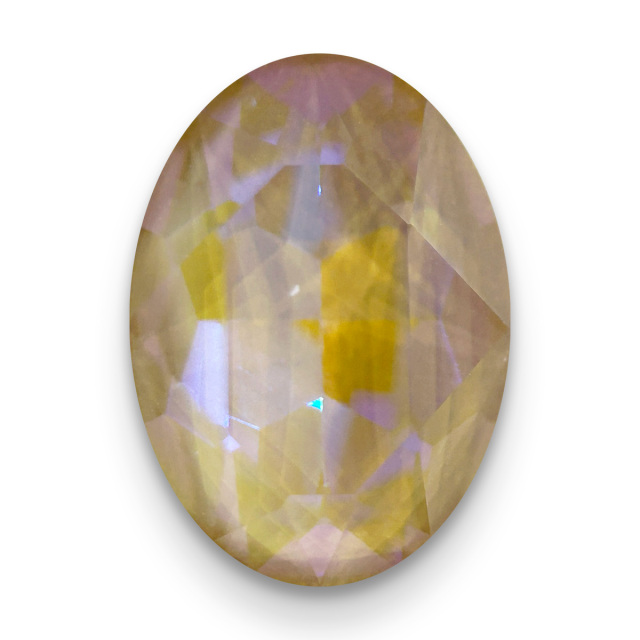 オーロラクリスタルのオーバル形状のカプチーノディライトの画像