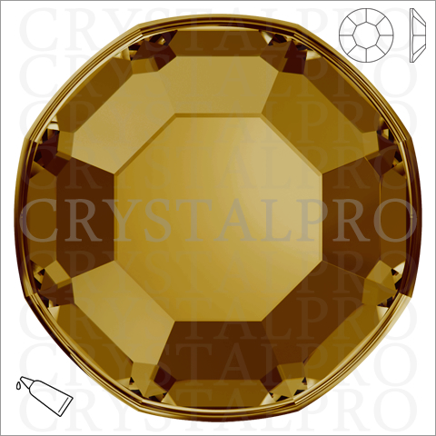 スワロフスキー #2000 クリスタルドラド