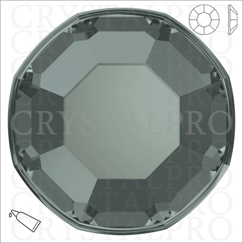 スワロフスキー #2000 ブラックダイヤモンド