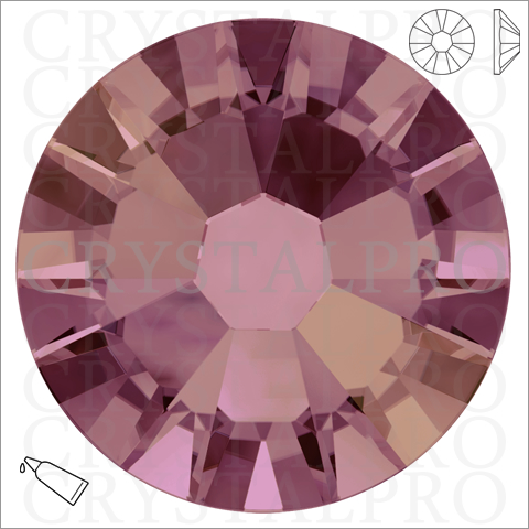 しばらくお取り置き♡(*' ▽'*)♡「スワロフスキー✧︎ライラックシャドウ♡」 スワロフスキー/ラインストーン/#2088(2058) XILION Rose