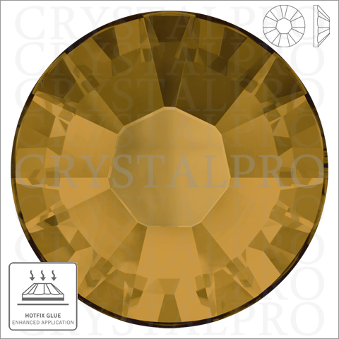 スワロフスキー　ホットフィックス　#2038 トパーズ