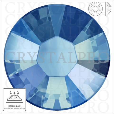 スワロフスキーホットフィックス　ライトサファイアシマー