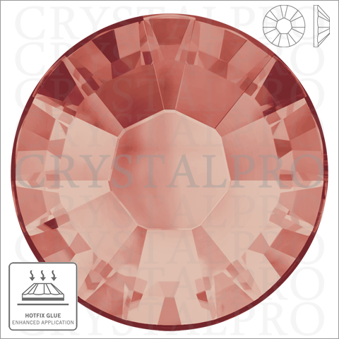 スワロフスキー　ホットフィックス　#2038 ローズピーチ