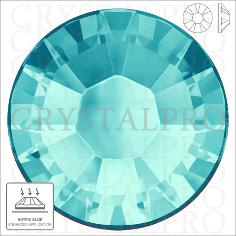 スワロフスキー　ホットフィックス　#2038 ライトターコイズ