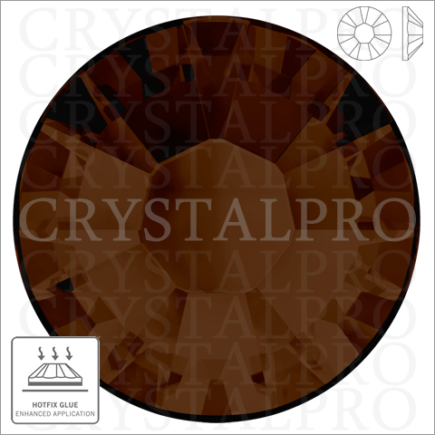 スワロフスキー　ホットフィックス　#2038 モカ