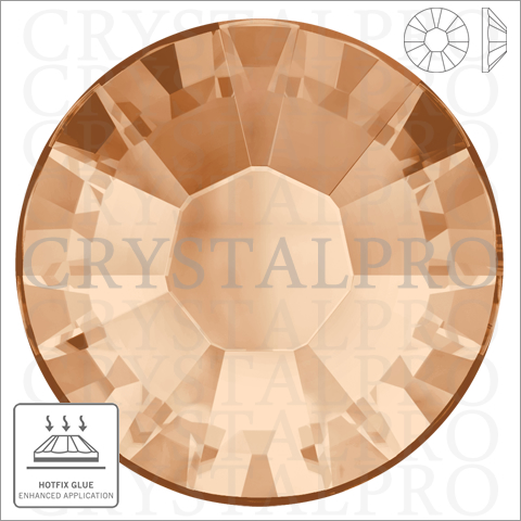 スワロフスキー　ホットフィックス　#2038 ライトピーチ