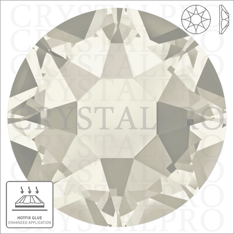 スワロフスキーホットフィックス　#2078 クリスタルシルバーシェイド