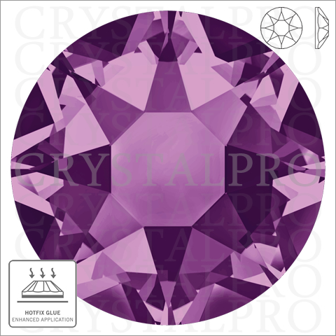 スワロフスキーホットフィックス　#2078 アメジスト