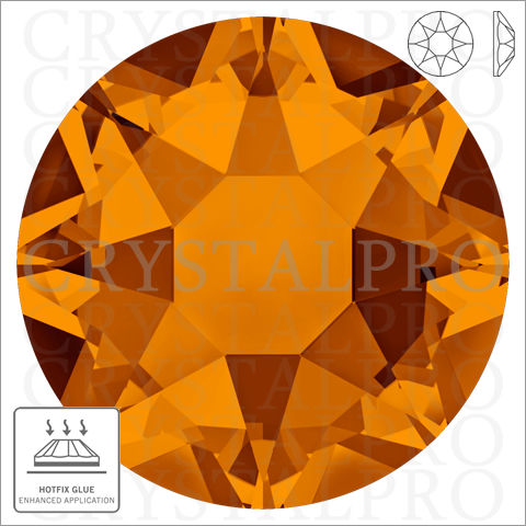 スワロフスキーホットフィックス　#2078 タンジリン