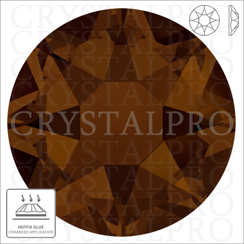 スワロフスキーホットフィックス　#2078 モカ