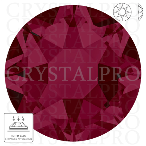 スワロフスキーホットフィックス　#2078 トパーズ