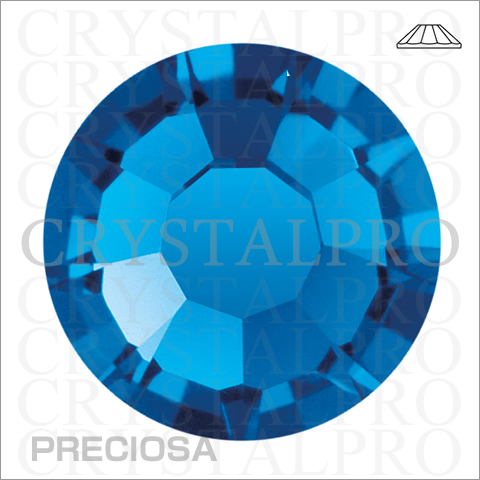 プレシオサ　フラットバック/ホットフィックス　カプリブルー