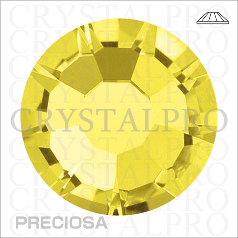 プレシオサ　フラットバック/ホットフィックス　シトリン