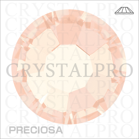 プレシオサ　フラットバック/ホットフィックス　ゴールドクォーツ