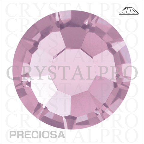 プレシオサ　フラットバック/ホットフィックス　ライトアメジスト