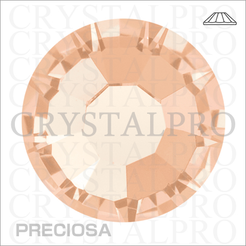 プレシオサ　フラットバック/ホットフィックス　ライトピーチ