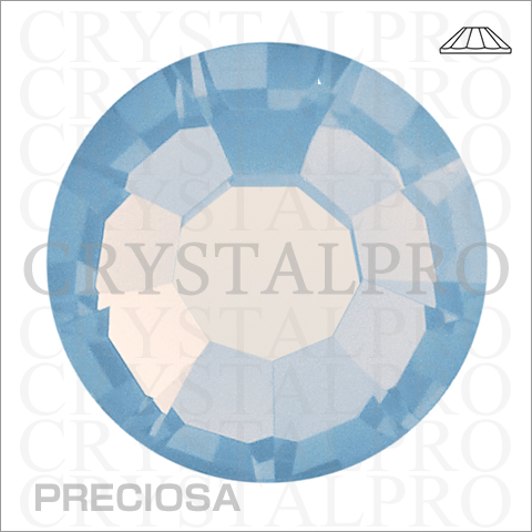 プレシオサ　フラットバック/ホットフィックス　ライトサファイアオパール