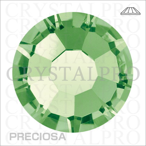 プレシオサ　フラットバック/ホットフィックス　ペリドット