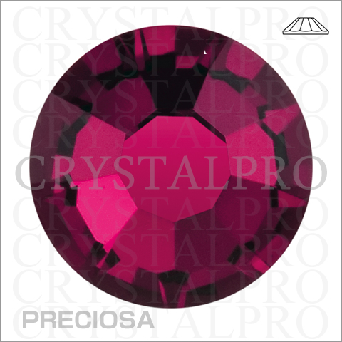 プレシオサ　フラットバック/ホットフィックス　ルビー