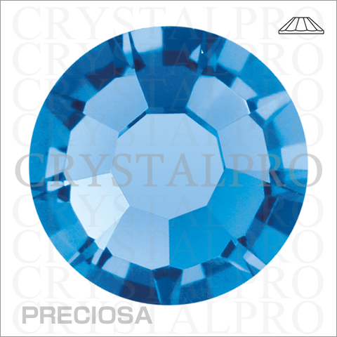 プレシオサ　フラットバック/ホットフィックス　サファイア