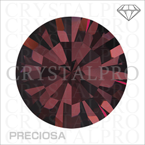 プレシオサ　ラウンドストーン（チャトン）　バーガンディ