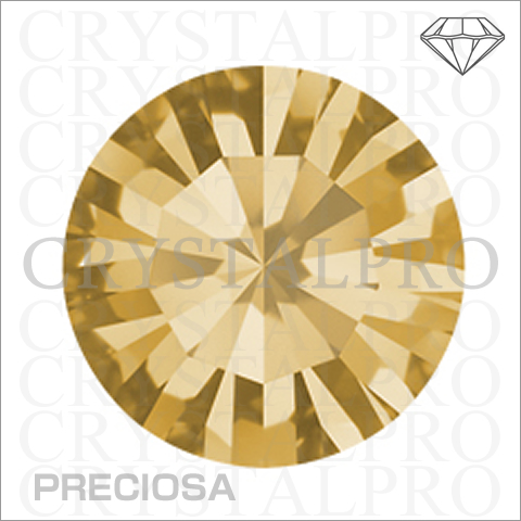 プレシオサ　ラウンドストーン（チャトン）　ライトコロラドトパーズ