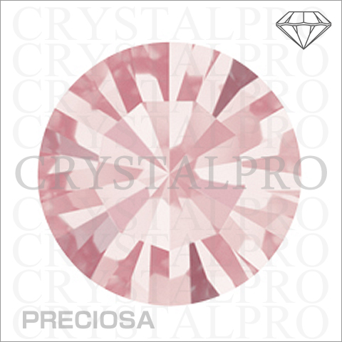 プレシオサ　ラウンドストーン（チャトン）　ライトローズ