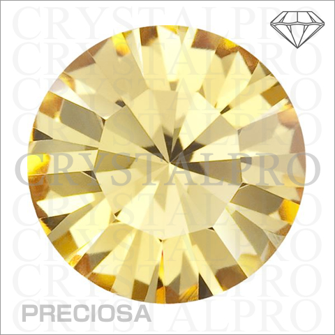 プレシオサ　ラウンドストーン（チャトン）　ライトトパーズ