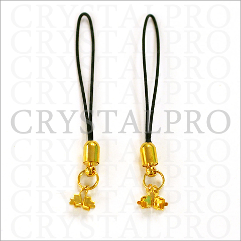 連爪エンド金具付きブラック・ストラップ