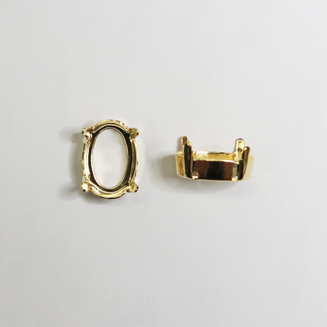 スワロフスキー #4120 クリスタル・ゴールデンシャドウ 6x4mm 5ヶ